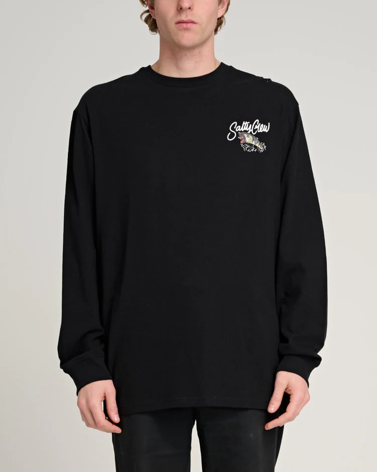 Salty Crew Cast Off Standard Long Sleeve T-Shirt for Men - Comfortable Fishing & Outdoor Activities Shirt