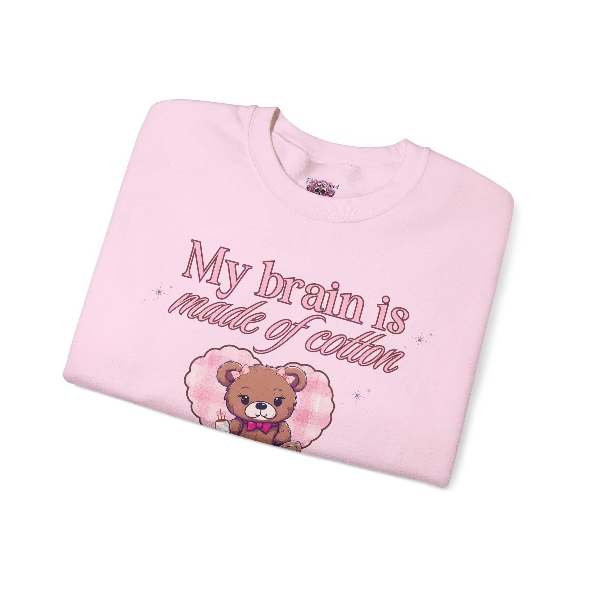 Ms. Cuddles Crewneck Sweatshirt - Soft & Cozy Women's Pullover for Casual Wear, Lounge & Everyday Comfort