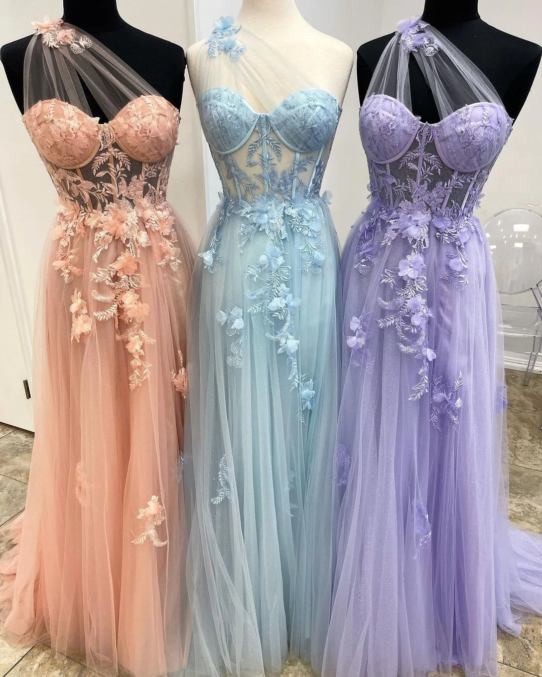 2025 Black One Shoulder Long Prom Dresses for Women - Elegant Formal Evening Gown with High Slit - Perfect for Homecoming, Ball, Wedding & Special Occasions