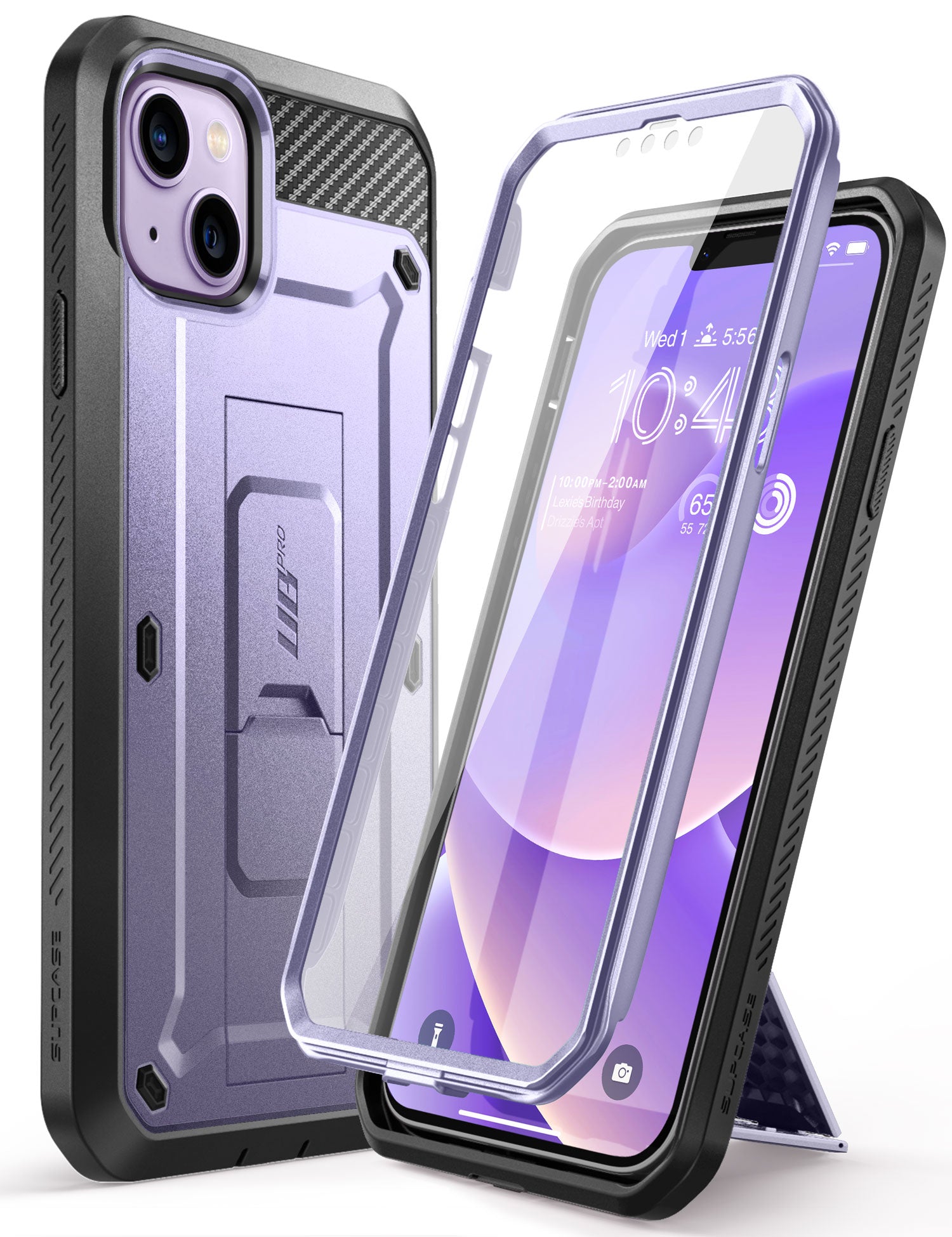 iPhone 14 Plus 6.7 Inch Unicorn Beetle PRO Heavy Duty Rugged Case - Shockproof, Drop Protection, Scratch Resistant Cover for Apple iPhone 14 Plus (Deep Purple) - Perfect for Outdoor Adventures, Construction Work & Extreme Sports