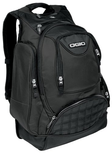 Ogio Metro Backpack for Men & Women - Durable Laptop Backpack with USB Charging Port, Water-Resistant Travel Backpack for Work, School, College & Commuting (Black)