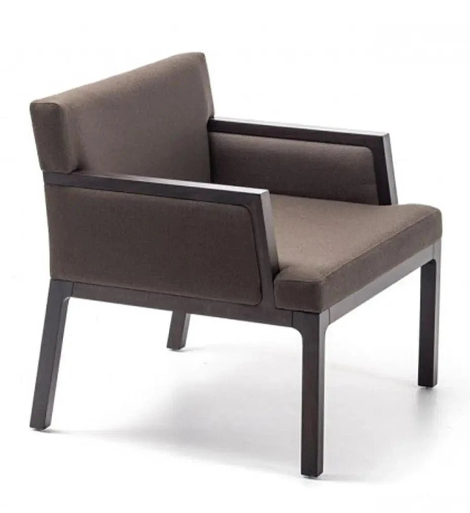 Bross Flux Lounge Chair - Modern Comfortable Accent Chair for Living Room, Bedroom & Office - Perfect for Relaxing, Reading & Lounging