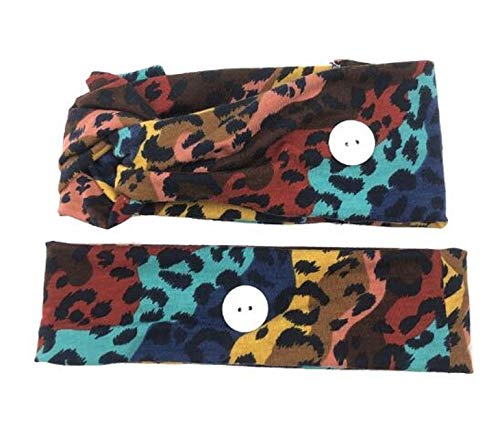 2-Pack Button Headbands for Medical Face Masks – Comfortable Ear Protector for Nurses, Doctors & Women – Adjustable Headband for All-Day Wear (Large Size) – Ideal for Hospitals, Clinics & Daily Use