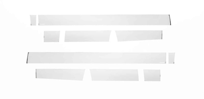 10pcs Stainless Steel Rocker Panels for 2015-2020 Ford F-150 - Durable Underbody Protection for Off-Roading & Daily Driving