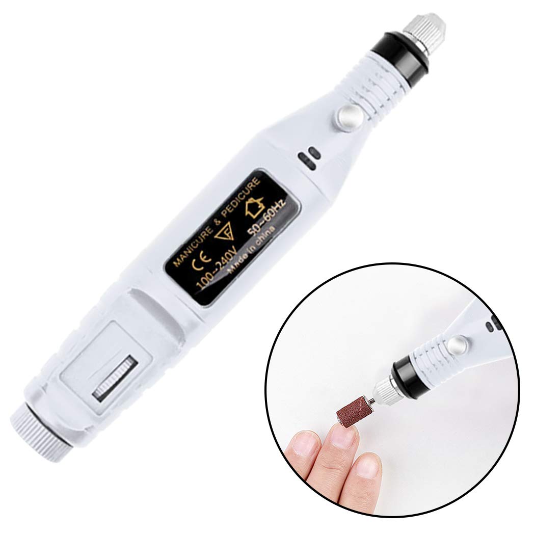 Legendog 16PCS Electric Nail Drill Kit - Portable Nail Polish Remover & Cuticle Tool for Professional & Home Manicure/Pedicure | Perfect for Nail Salons, DIY Nail Art & At-Home Beauty Care