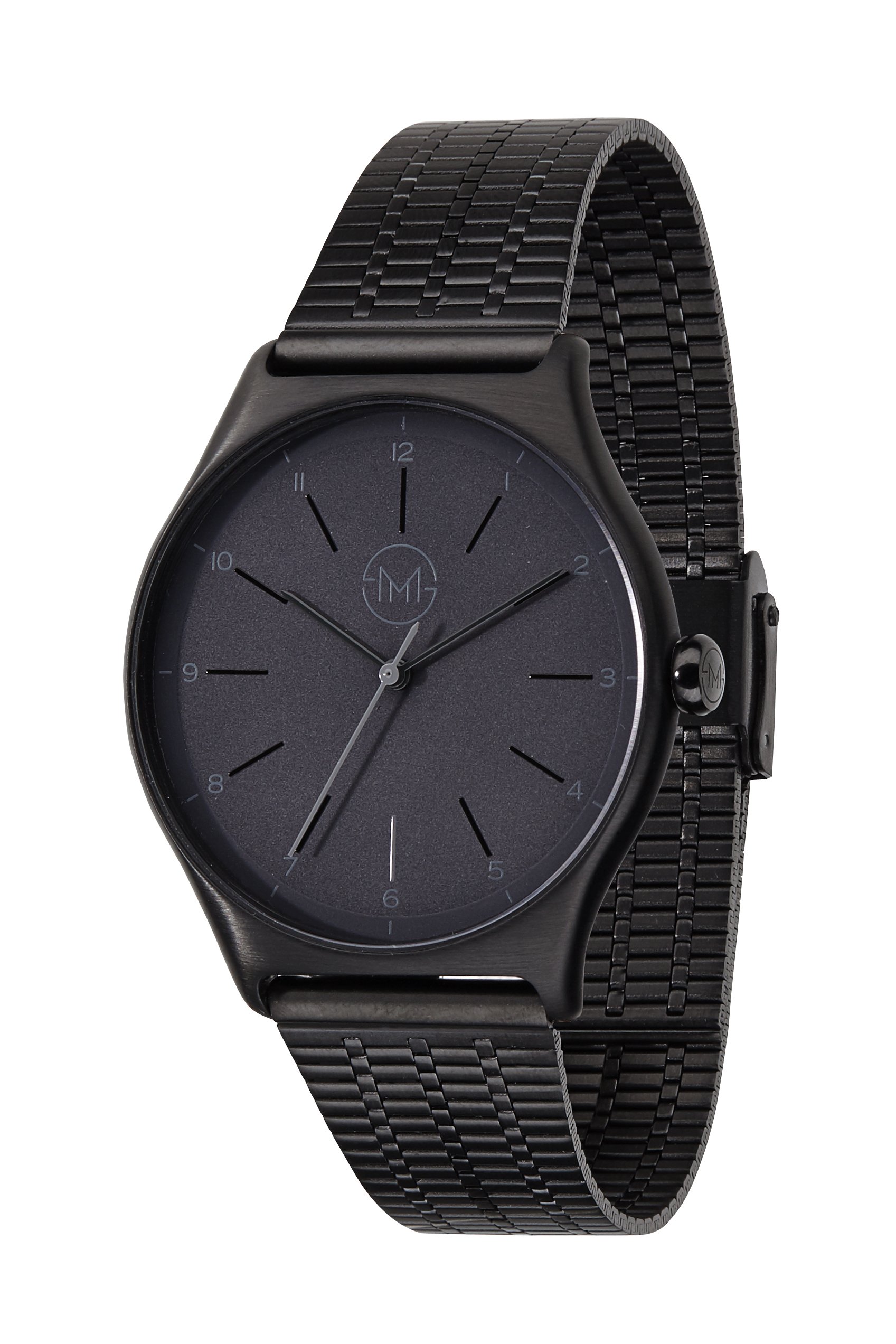 One 07 Ultra Slim Black Unisex Watch - Minimalist Design for Men & Women - Perfect for Everyday Wear, Office & Casual Outfits