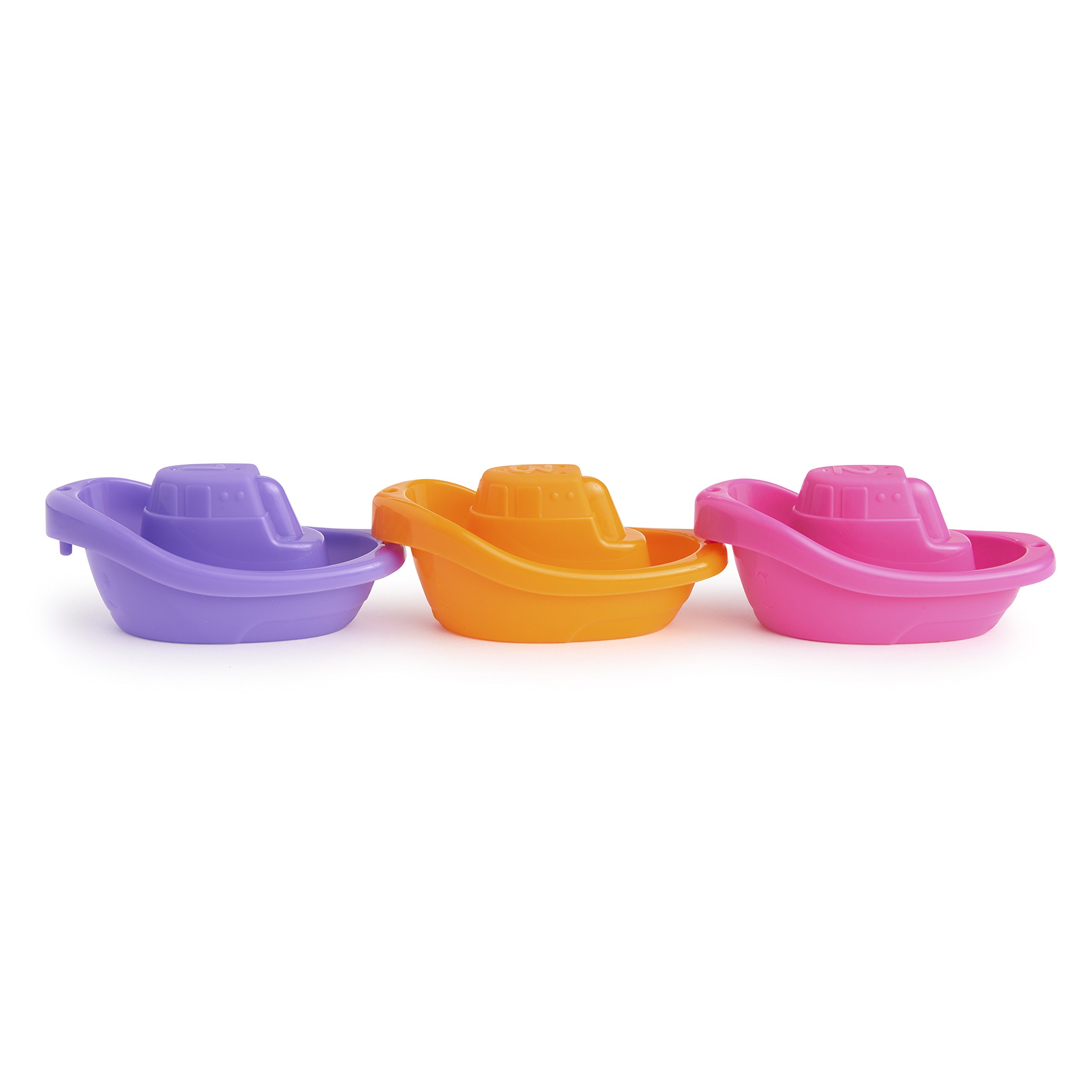 Munchkin® Bath Toy Scoop with 6-Piece Little Boat Train Set - Fun Water Play for Toddlers & Kids in Bathtub or Pool