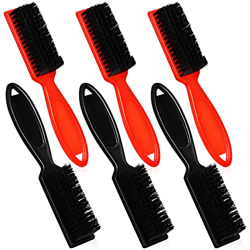 Professional Barber Cleaning Brushes Set - 6 Pcs Clipper & Trimmer Cleaning Brushes for Salon, Home Haircut - Durable Hair Clipper Maintenance Tools for Stylists & DIY Grooming