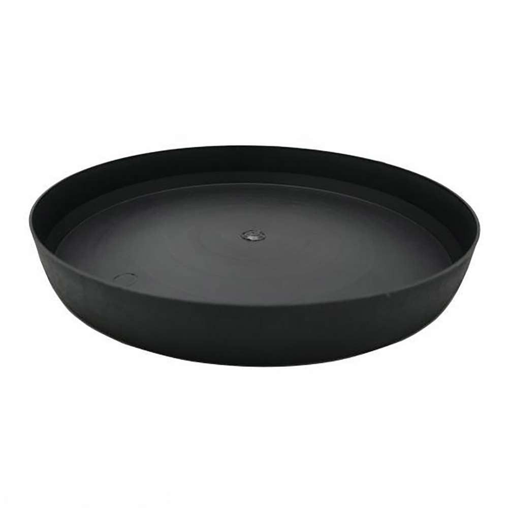 Black 22.5cm Euro Saucer for Bathtub - Premium Bath Accessory for Relaxing Spa Experience at Home