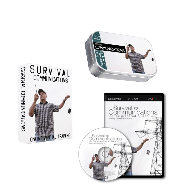 Emergency Survival Communications Guide - Essential DVD & USB for Outdoor Adventures, Disaster Preparedness & Off-Grid Living