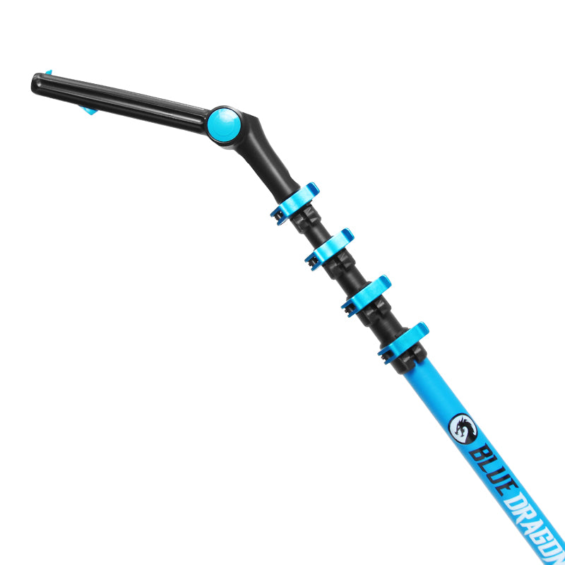 Blue Dragon Traditional Fishing Pole - Lightweight Carbon Fiber Fishing Rod for Freshwater & Saltwater Angling - Perfect for Bass, Trout, and Saltwater Fishing Adventures