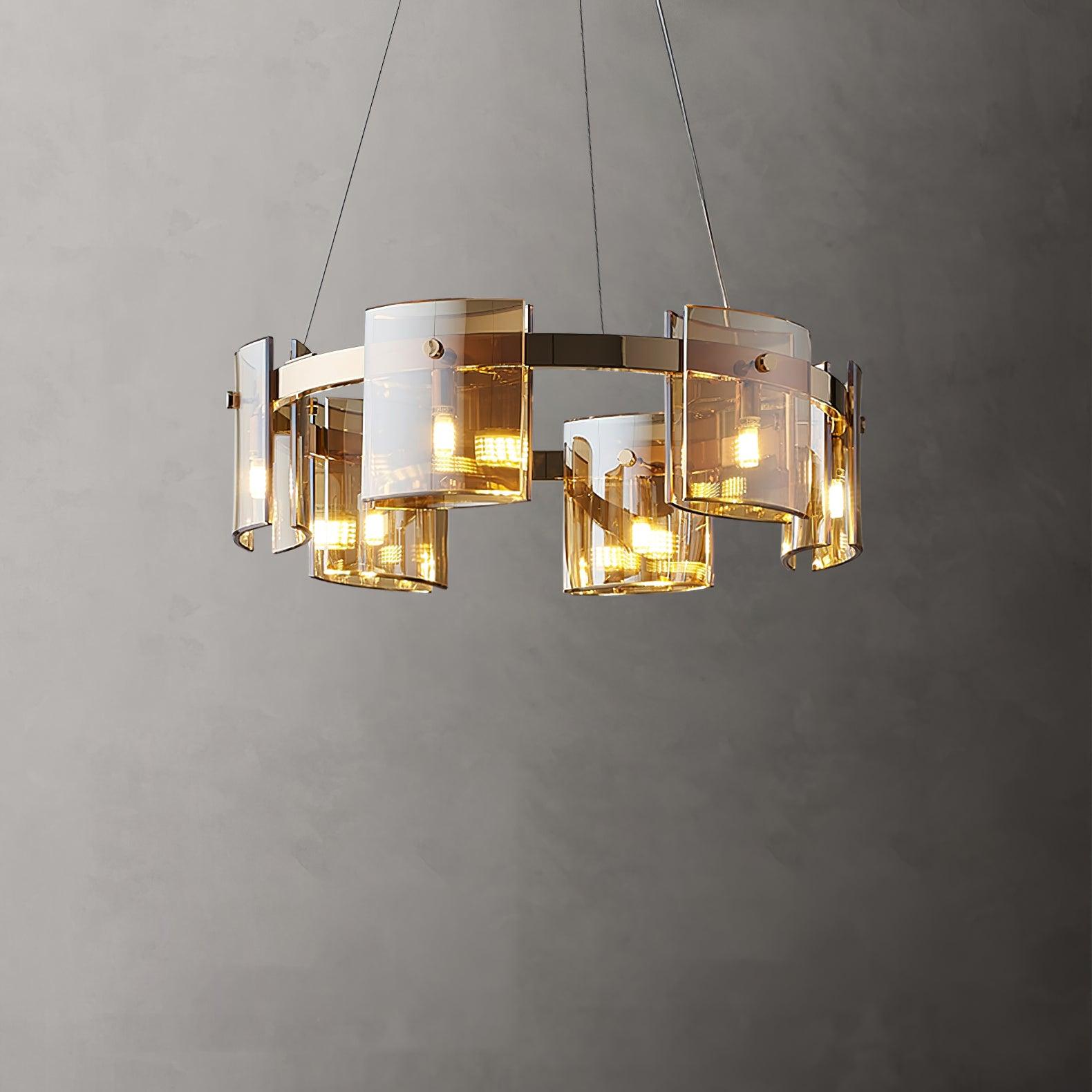 Corlota Crystal Chandelier - Elegant Modern Ceiling Light Fixture for Dining Room, Living Room & Bedroom | Energy Efficient LED Lighting for Home Decor