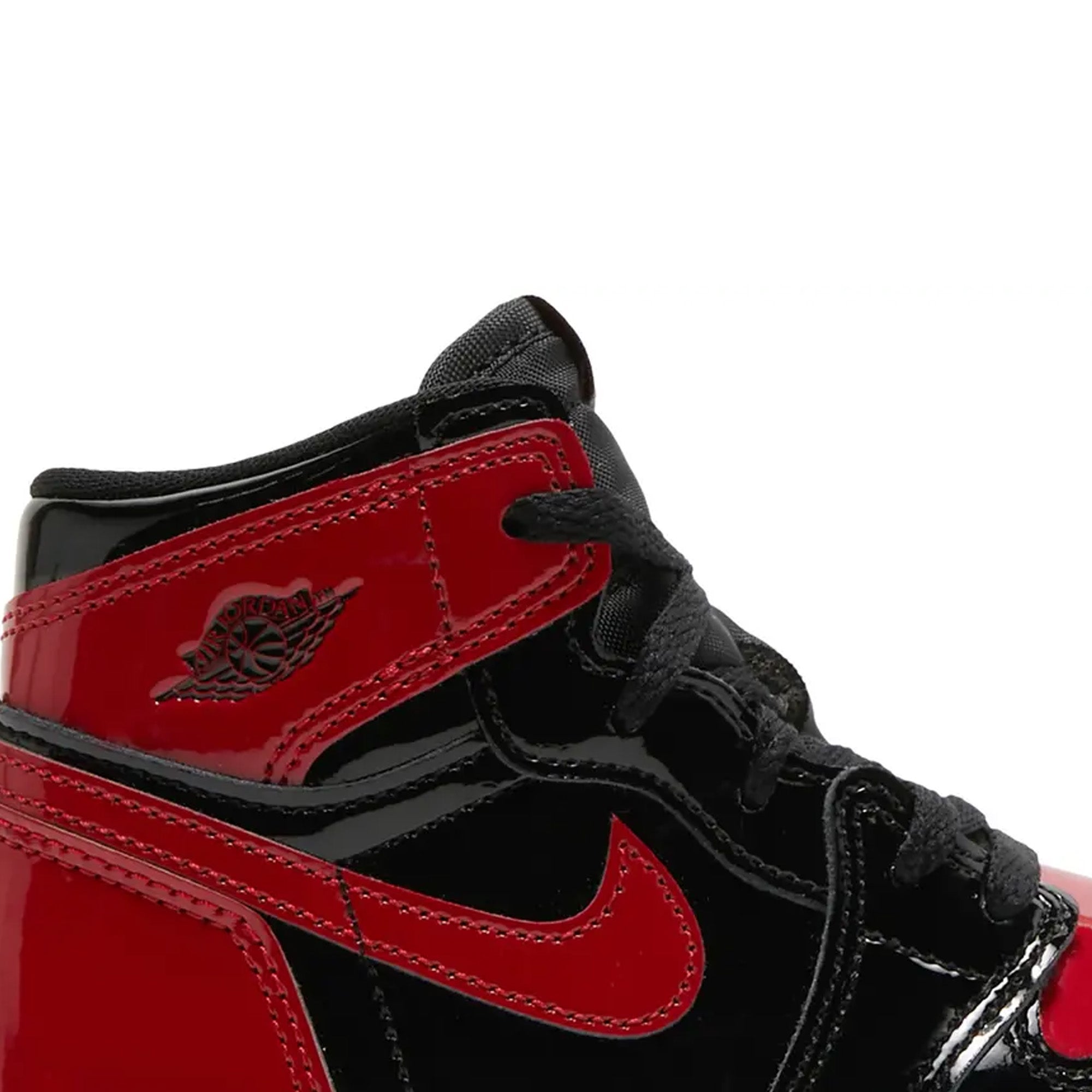 Air Jordan 1 'Patent Bred' TD (2021) - Men's Basketball Shoes for Streetwear & Sneaker Collection | Perfect for Casual Wear, Sports & Fashion Outfits