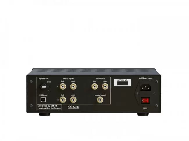 LAB 12 HPA OTL Tube Headphone Amplifier & Preamplifier with USB DAC - High-End Audio Equipment for Audiophiles & Home Studio Recording