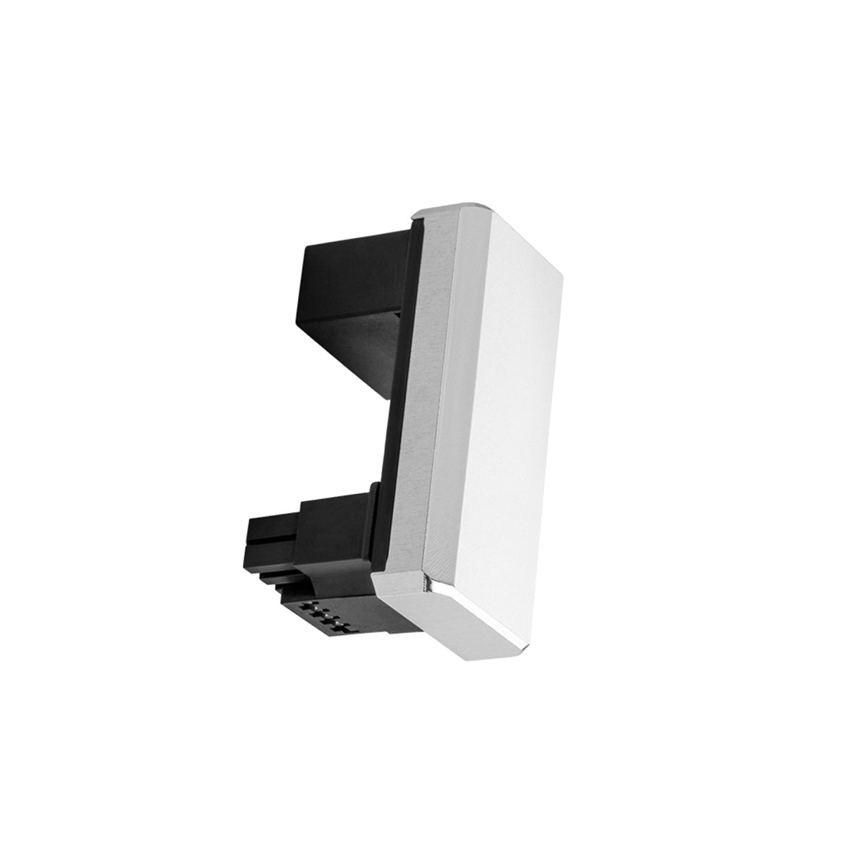 CableMod 12VHPWR 180 Degree Angled Adapter v1.1 - Variant B (Silver) | PCIe 5.0 GPU Power Connector | Perfect for RTX 4090/4080/4070 Ti Builds | Cable Management Solution for PC Gaming Rigs