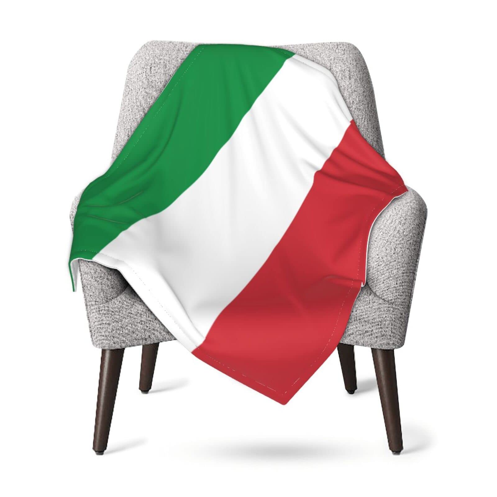 Italian Flag Baby Blanket - Soft 30x40 Inch Swaddling Blanket for Newborns & Toddlers | Perfect for Nursery, Photo Shoots & Gifts