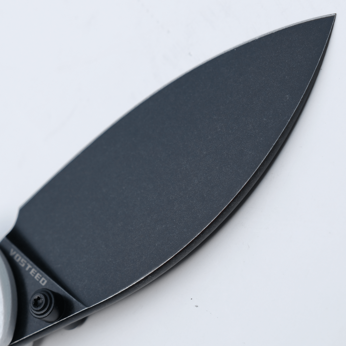 Vosteed Mini Nightshade Folding Pocket Knife - Nitro V Black Blade with White G10 Handle (Model A0209) | EDC Knife for Camping, Hiking & Everyday Carry | Canada Exclusive