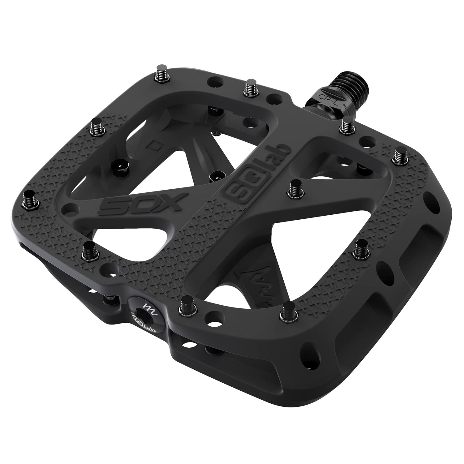 SQlab 5OX MTB Gravity & E-Performance Bicycle Platform Pedals - Durable Mountain Bike Pedals for Downhill, Trail Riding & E-Bikes - Ideal for Off-Road Cycling & Electric Mountain Bikes
