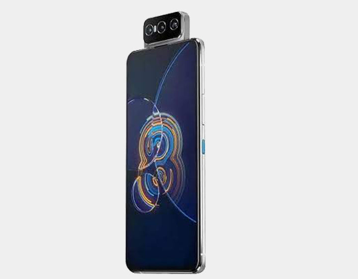 ASUS ZenFone 8 Flip ZS672KS 5G Smartphone - 256GB Storage, 8GB RAM, GSM Unlocked (Silver) - Perfect for Gaming, Photography & Business Use