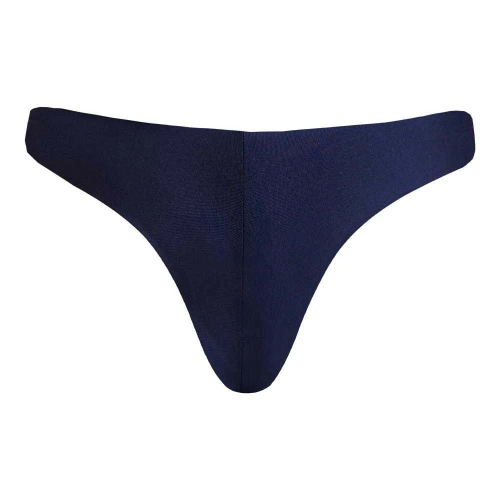 Royal Blue Brazilian Thong Bikini Bottom - High Waisted Cheeky Swimwear for Women | Beach, Pool & Vacation Wear
