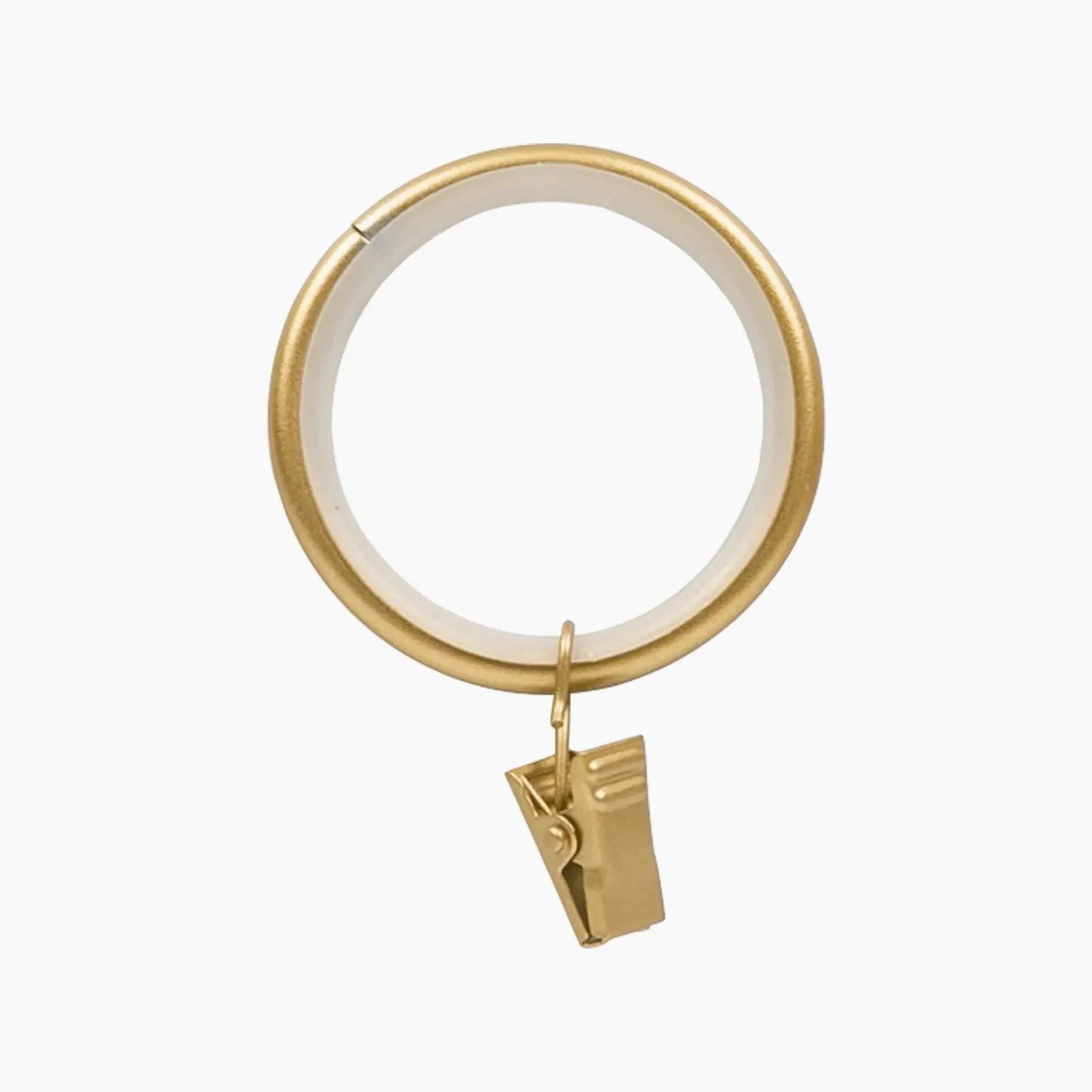 Quiet Glide Curtain Clip Rings - Pack of 12 | Smooth Sliding Hooks for Drapes & Curtains | Perfect for Home Decor, Bedroom & Living Room Window Treatments