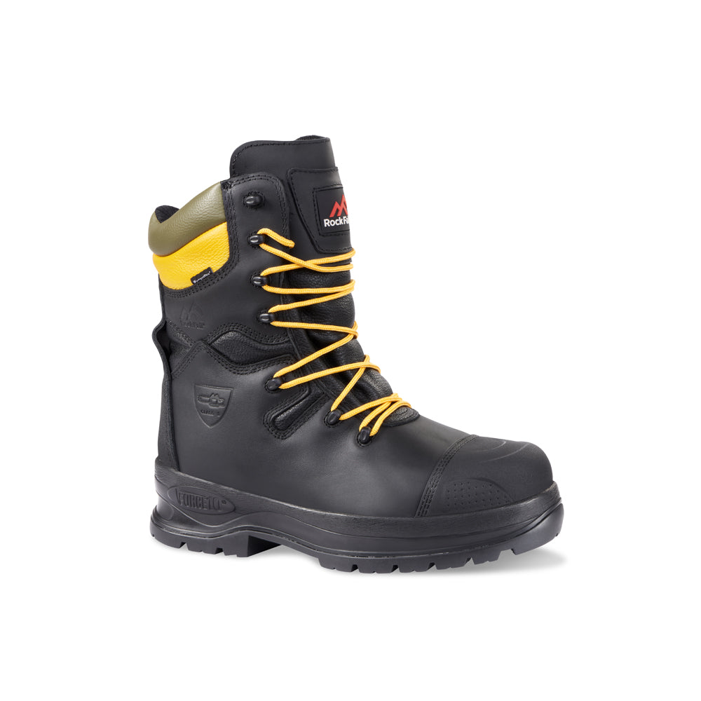 Rock Fall RF328 Chatsworth Electrical Hazard Chainsaw Waterproof Safety Boot - OSHA Approved Work Boots for Construction, Logging & Outdoor Work