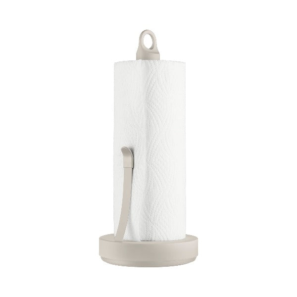 Stainless Steel Paper Towel Holder - Wall Mount or Countertop, Modern Kitchen Organizer for Home & Office Use