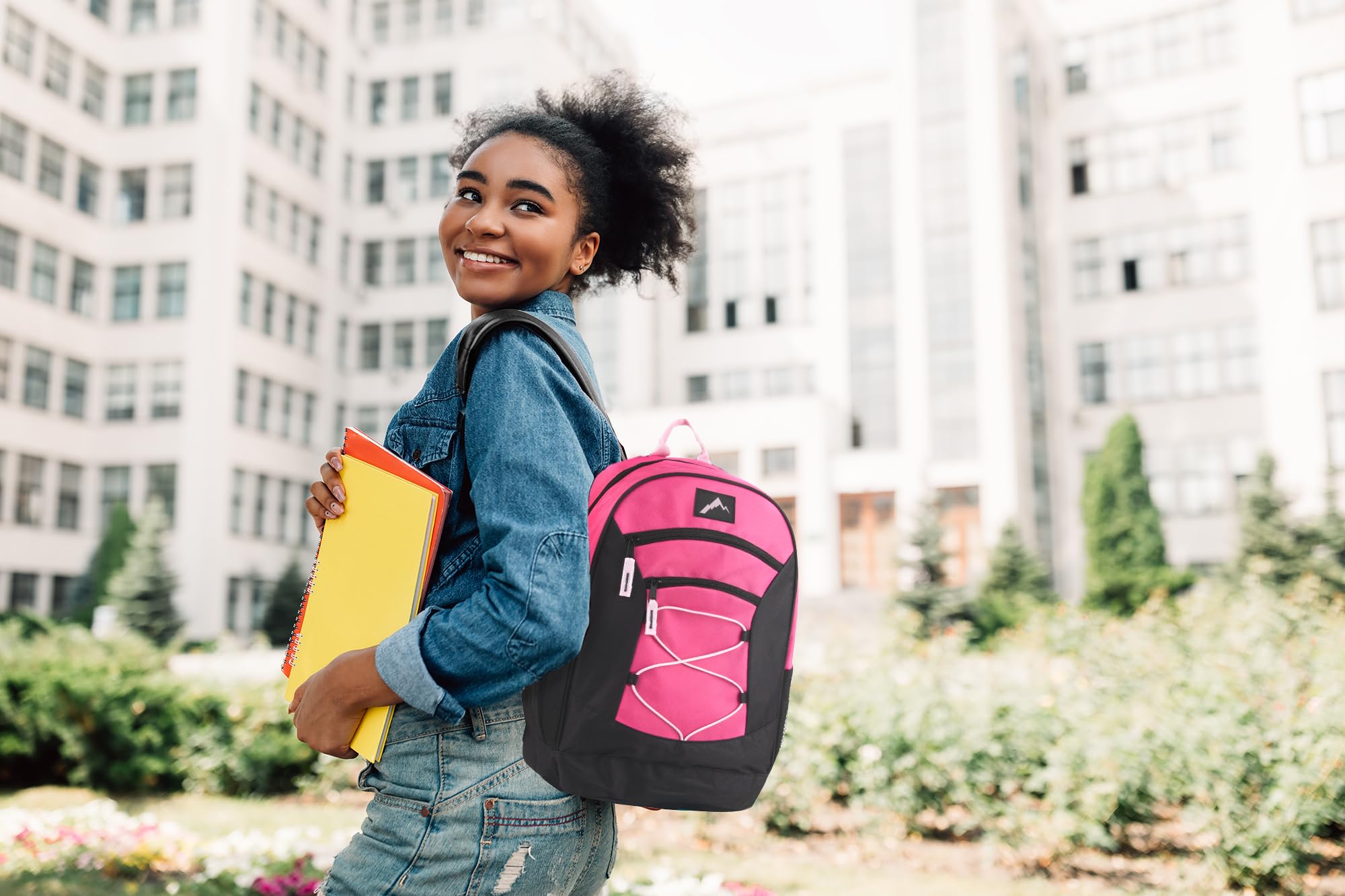 24 Pack Trail Maker 18 Inch Bulk Backpacks with School Supplies - Durable Backpacks for Boys & Girls - Perfect for School, Travel, Camping & Outdoor Adventures