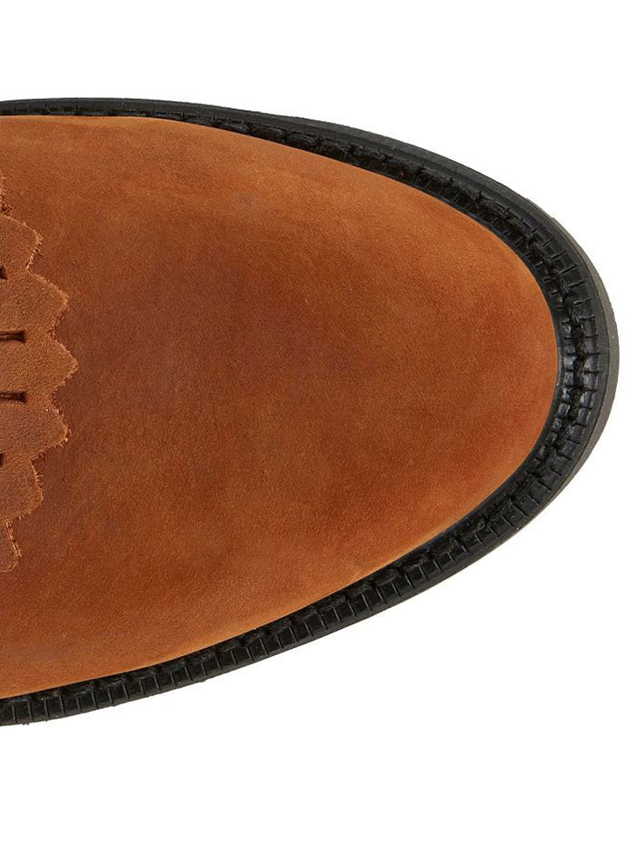 Justin 760 Men's CONDUCTOR Lace Up Work Boot - Hazel Brown - Durable Safety Shoes for Construction, Outdoor Work & Heavy Duty Jobs