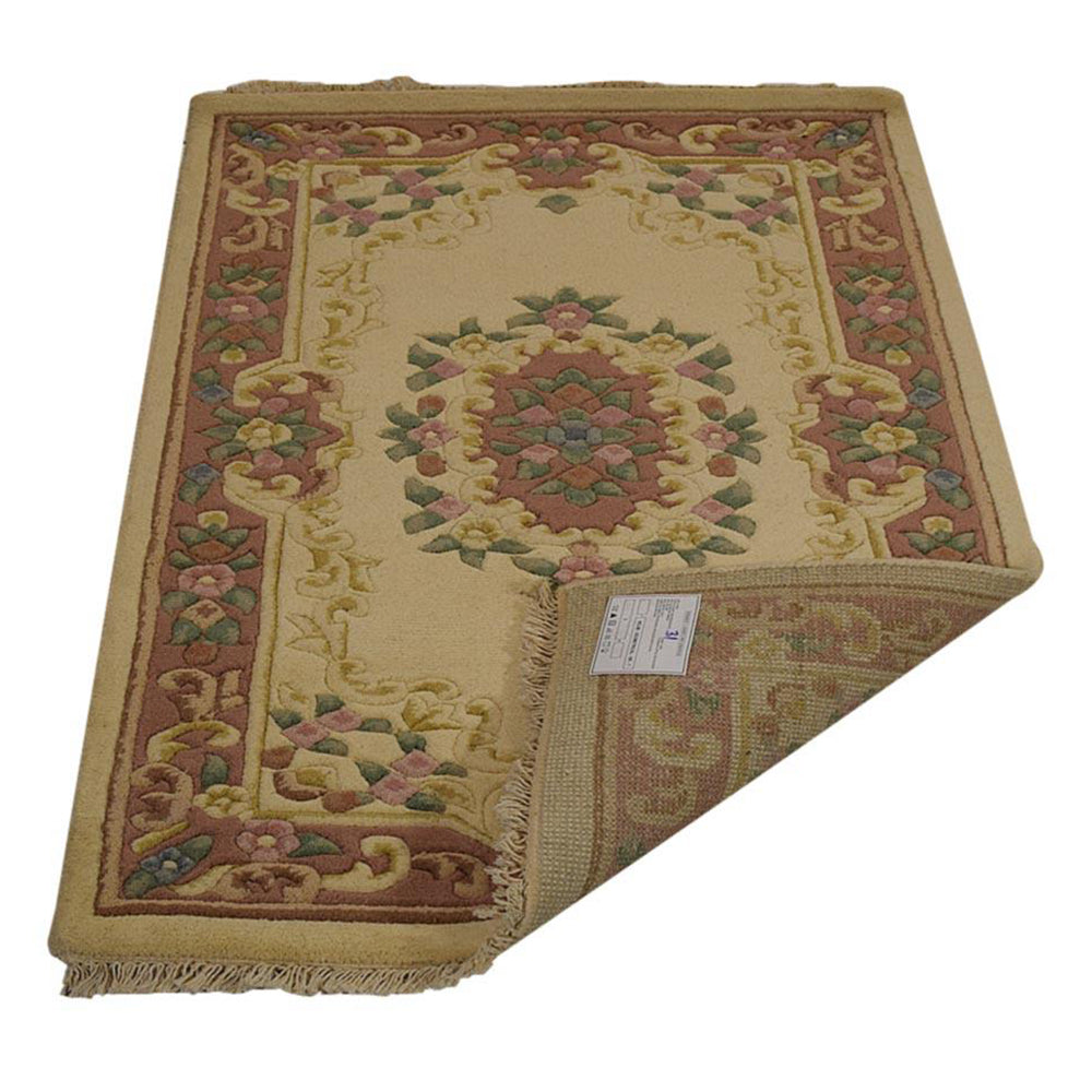 Handmade Sultan Aras Hand-Knotted Wool Rug - Traditional Persian Design for Living Room, Bedroom & Home Decor