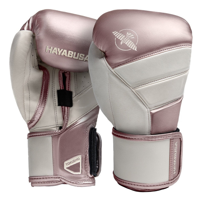 Hayabusa T3 Boxing Gloves - Premium Leather Training Gloves for Men & Women - Ideal for MMA, Kickboxing, and Heavy Bag Workouts