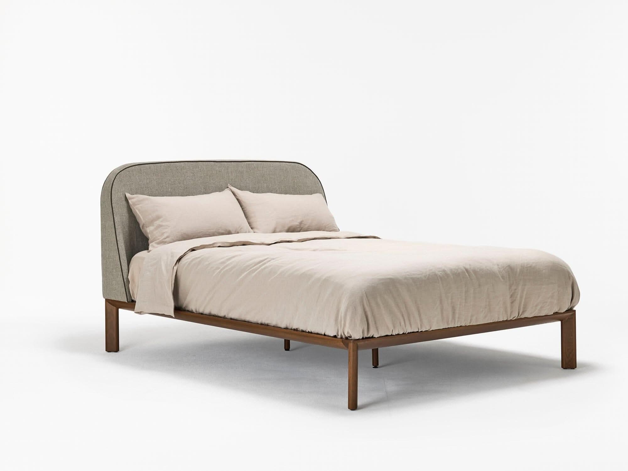 Otway Bed - Premium Queen Size Bed Frame with Sturdy Metal Slats & Easy Assembly, Perfect for Modern Bedrooms, Guest Rooms & Dormitories