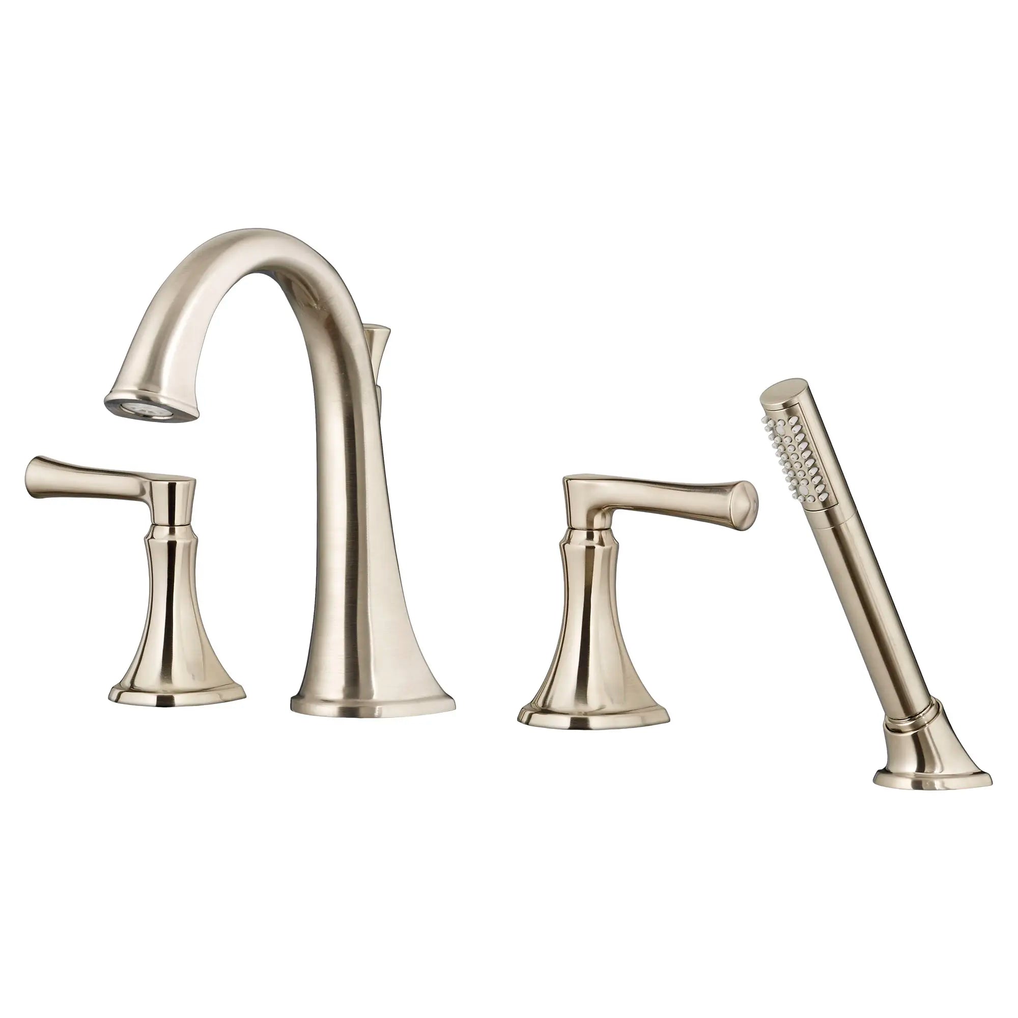 Premium Matte Black Estate Bathtub Faucet with Hand Shower - Compatible with Flash® Rough-In Valve - Lever Handle Design for Modern Bathrooms - Perfect for Spa-Like Relaxation and Daily Bathing