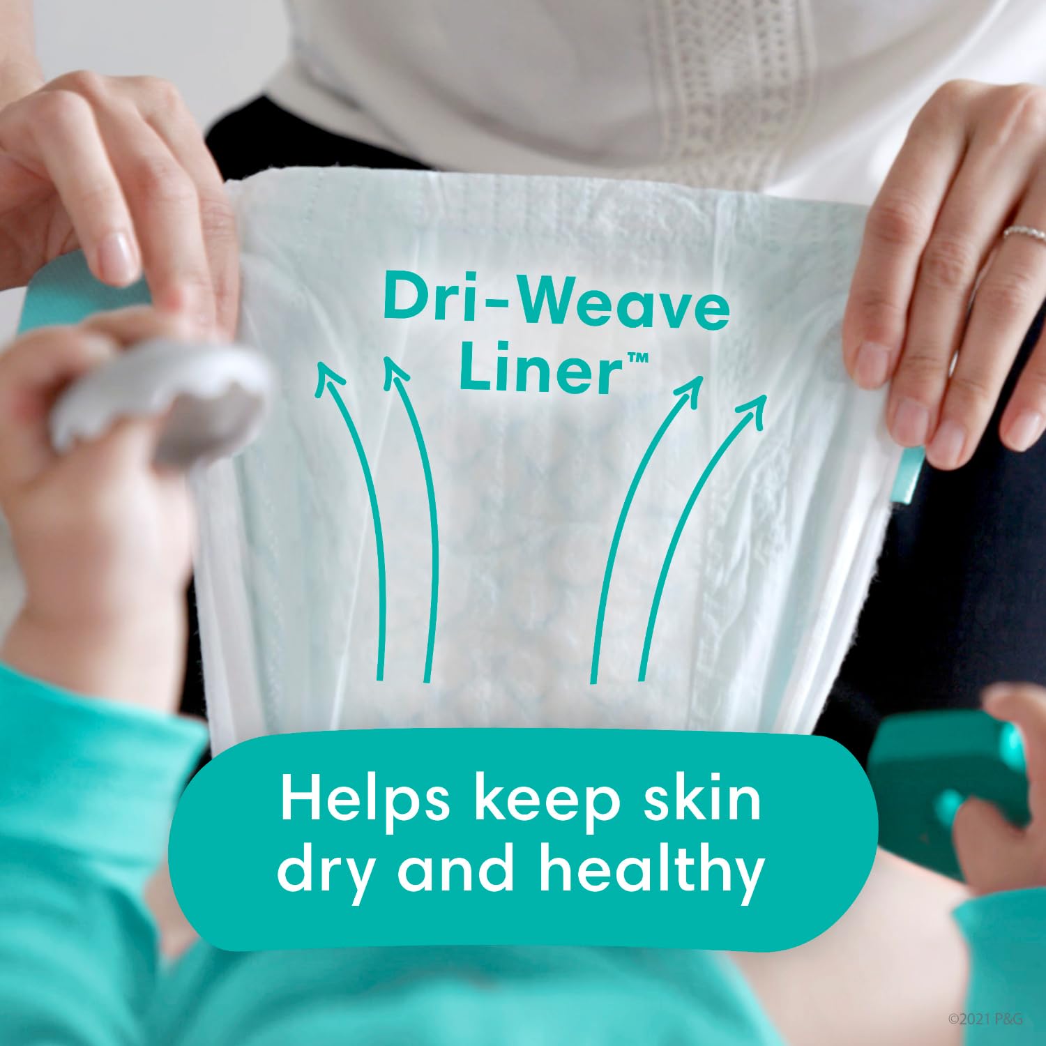 **Pampers Baby Dry Disposable Diapers Size 5 (2 x 164 Count) - 2 Month Supply with Sensitive Water-Based Baby Wipes 12X Multi-Pack (1008 Count) - Gentle for Overnight & Travel Use**