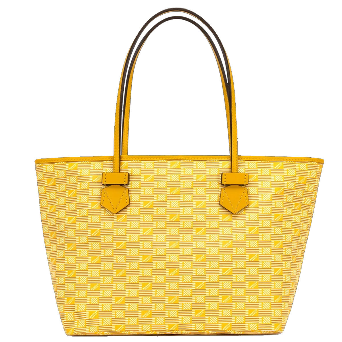 Saint Tropez Zip Tote GM - Premium Yellow Leather Handbag for Women | Fashionable Shoulder Bag for Work, Travel & Daily Use