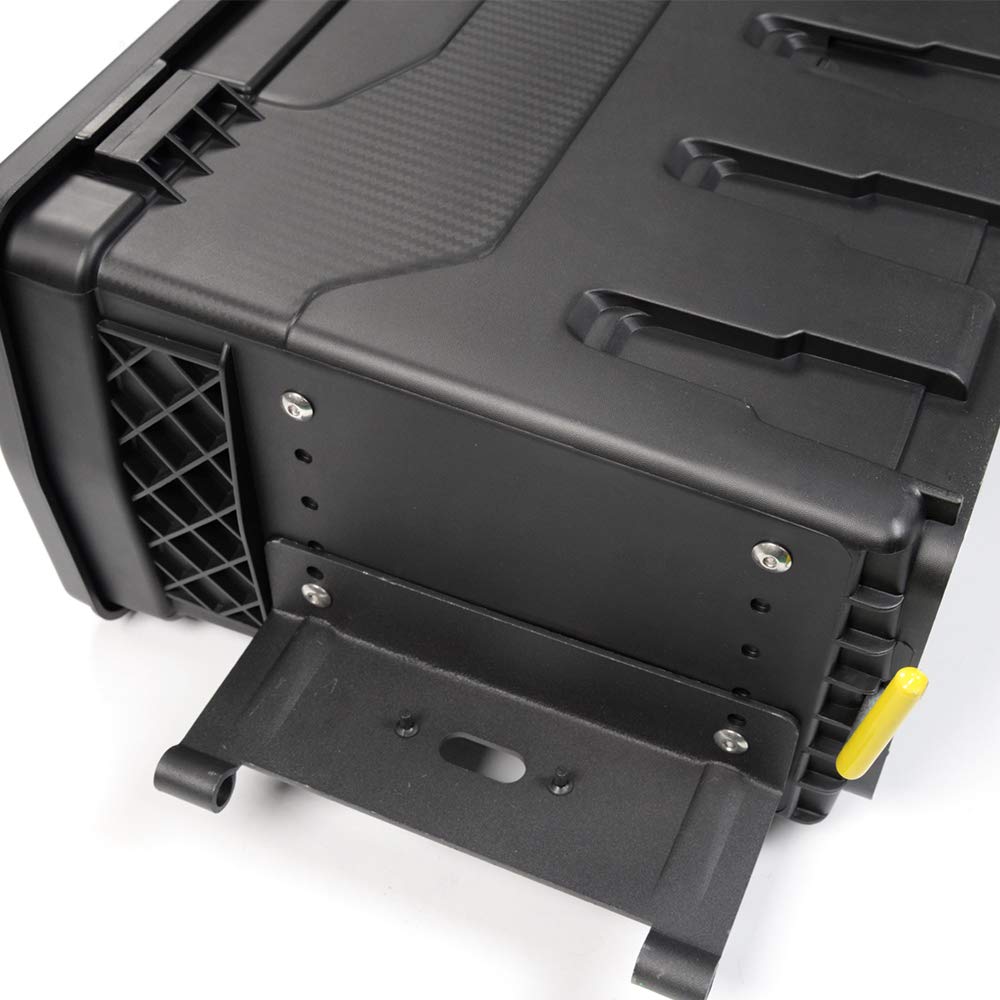 CHEDA Truck Bed Storage Toolbox for 2015-2019 Ford F-150 | Left Driver Side Tool Box | Heavy Duty Aluminum Construction | Secure Gear Storage for Camping, Work & Outdoor Adventures
