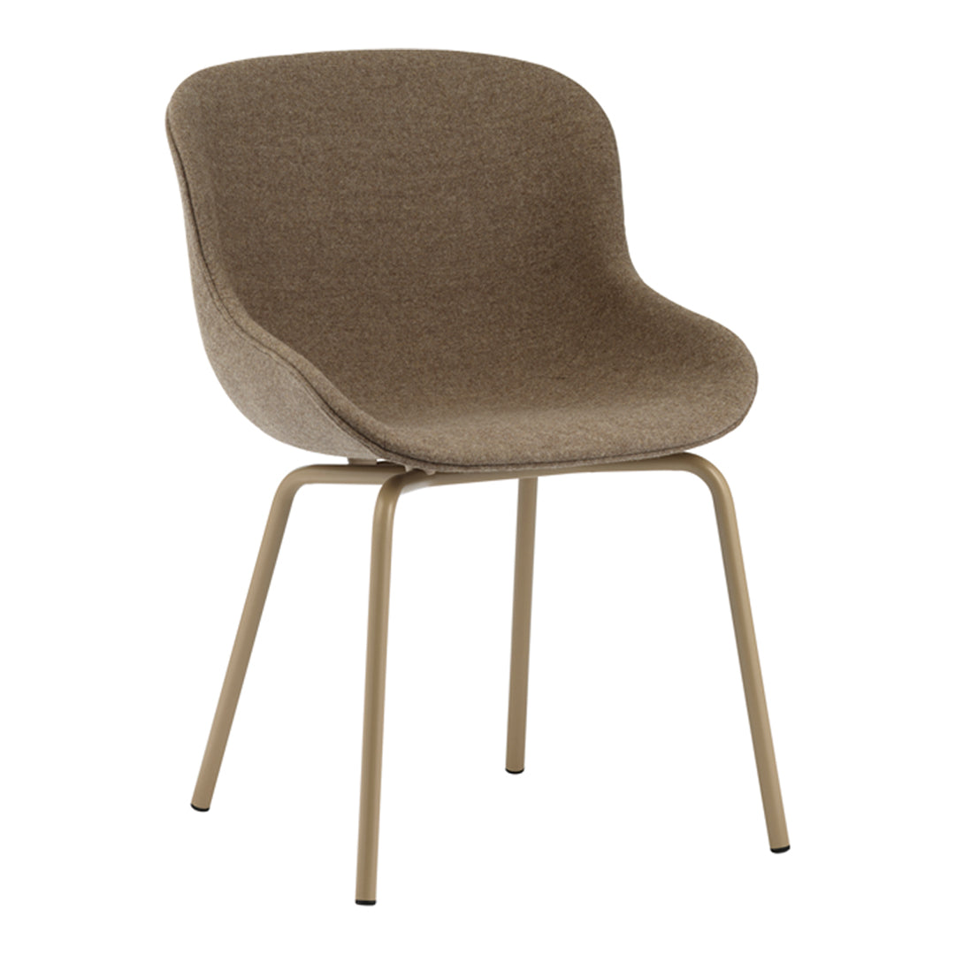 Stylish Hyg Side Chair with Steel 4-Leg Base & Comfortable Upholstered Seat - Perfect for Dining Rooms, Home Offices, and Small Spaces
