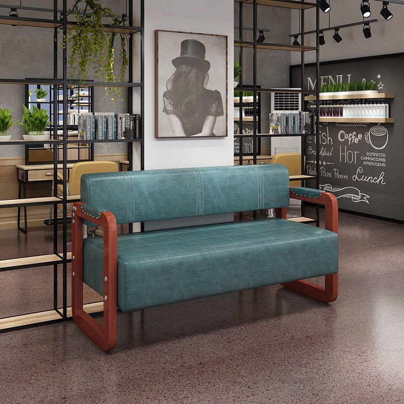 Premium Solid Wood Salon Sofa & Waiting Chairs Set - Comfortable Spa & Beauty Lounge Furniture for Reception Areas, Waiting Rooms & Relaxation Spaces