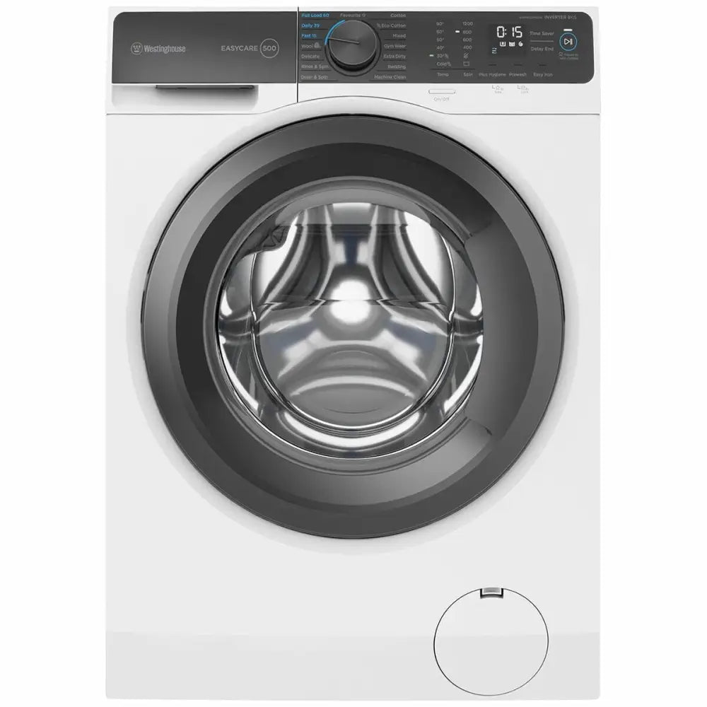 Westinghouse WWF9024M5WA 9kg Front Load Washing Machine with EasyCare Technology - Perfect for Apartments, Laundry Rooms & Small Spaces