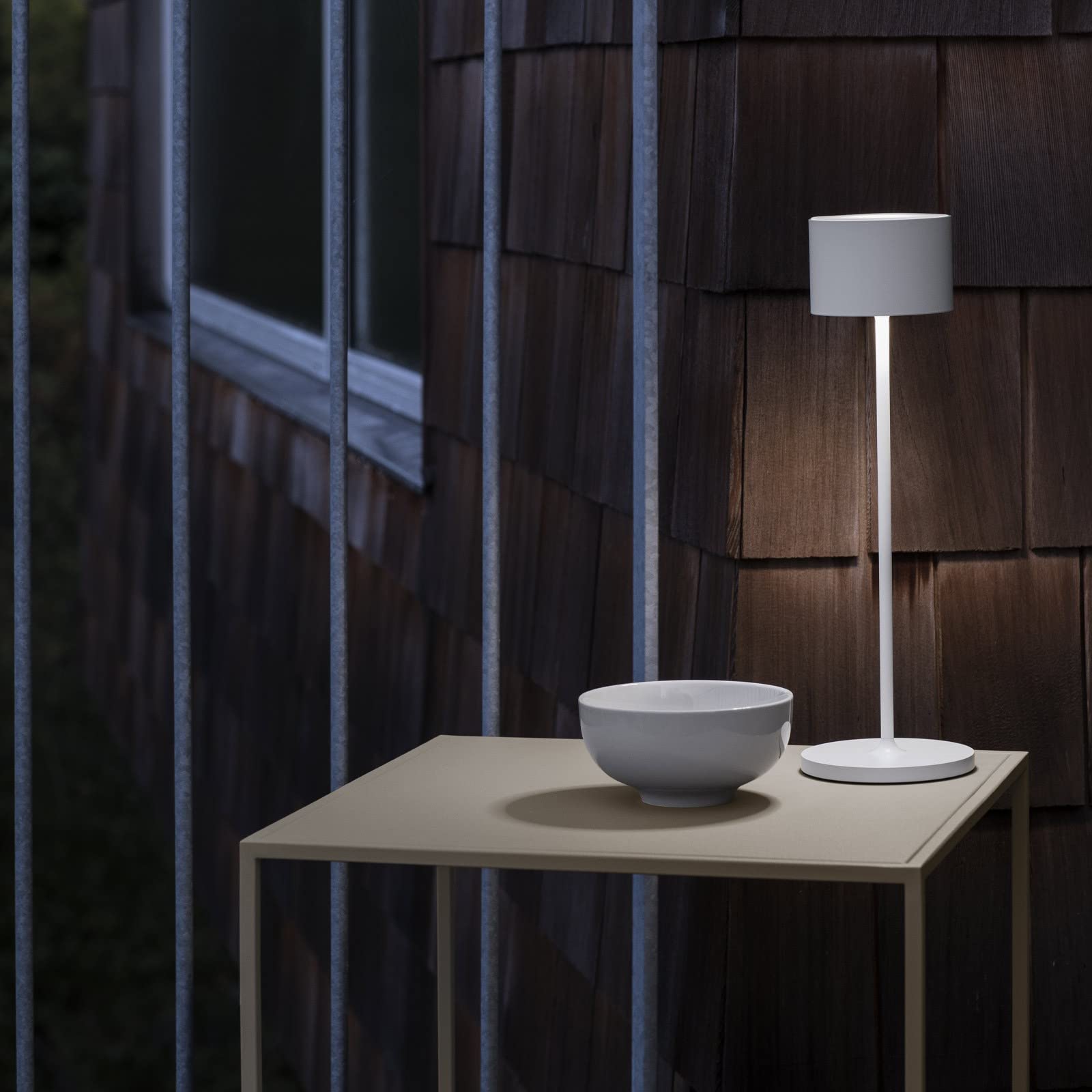 Blomus Farol Mobile LED Satellite Light - Modern Indoor/Outdoor Hanging Lamp for Living Room, Bedroom, or Patio Decor