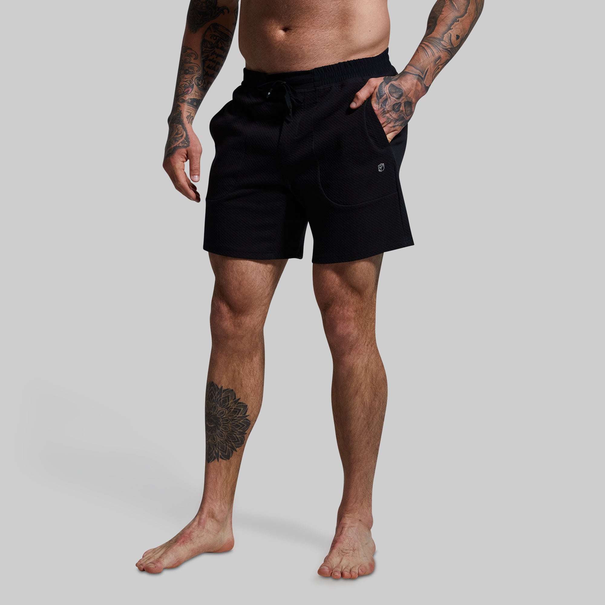 Men's Cloud Running Shorts - Lightweight & Breathable Black Athletic Shorts for Jogging, Gym Workouts & Outdoor Sports