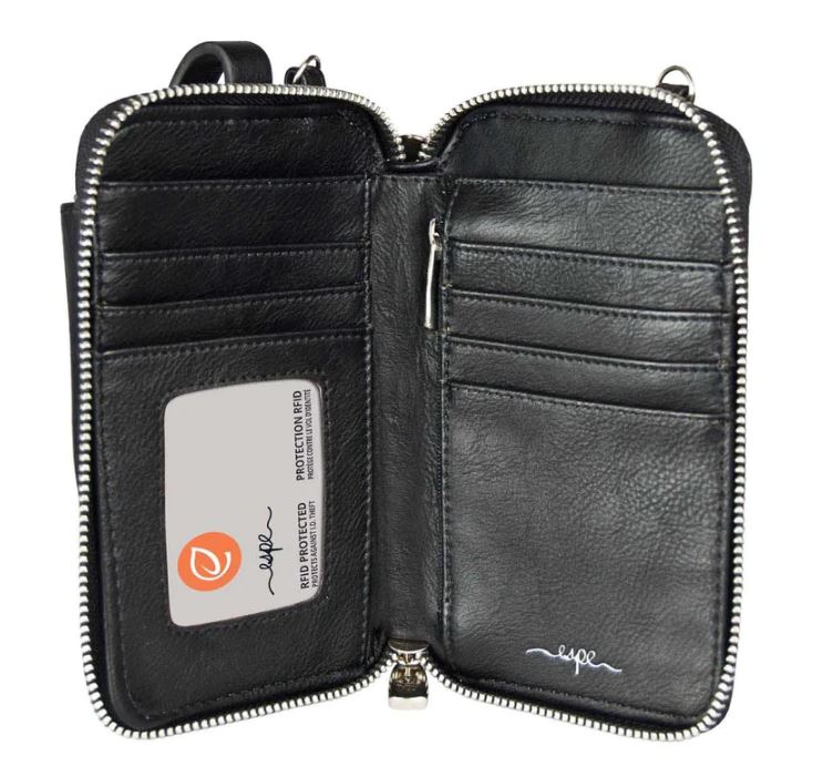 Espe Sunny RFID Blocking Smartphone Pouch - Anti-Theft Credit Card Holder for iPhone & Android - Perfect for Travel, Commuting & Shopping