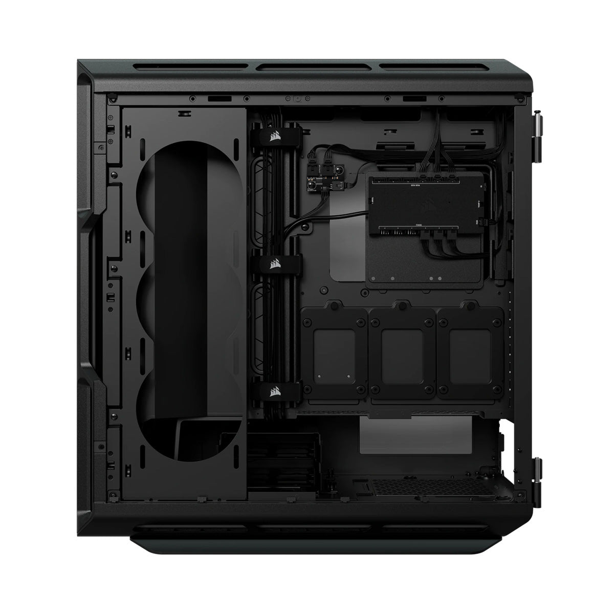 Corsair iCUE 5000T RGB Mid Tower PC Gaming Case - Black | High Airflow Tempered Glass Design | Perfect for Gaming Rigs & Streaming Setups