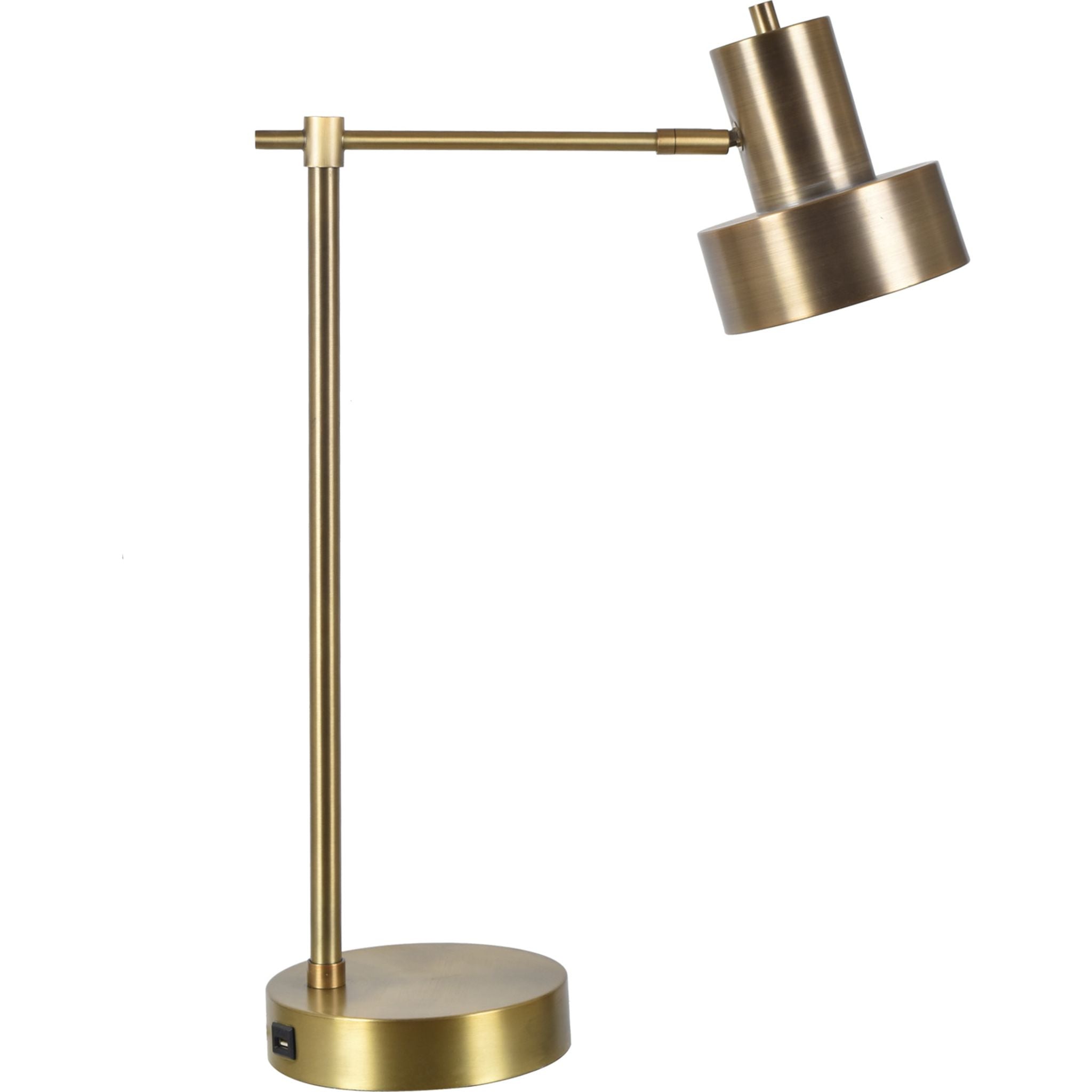 Beckett Table Lamp - 24 Inch Modern LED Desk Light for Home Office, Bedroom & Living Room - Adjustable Brightness & Warm White Light for Reading, Working & Relaxing
