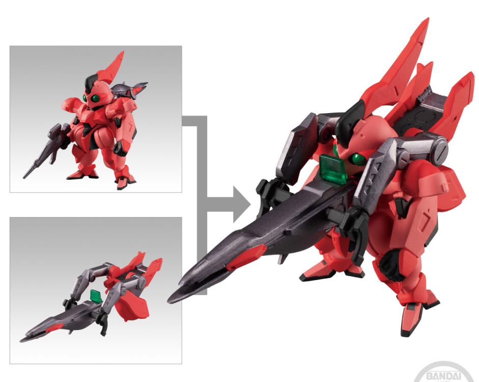 Bandai FW Fusion Works Gundam Converge #Plus 02 Action Figure Set of 5 - Perfect for Anime Collectors & Gundam Model Displays