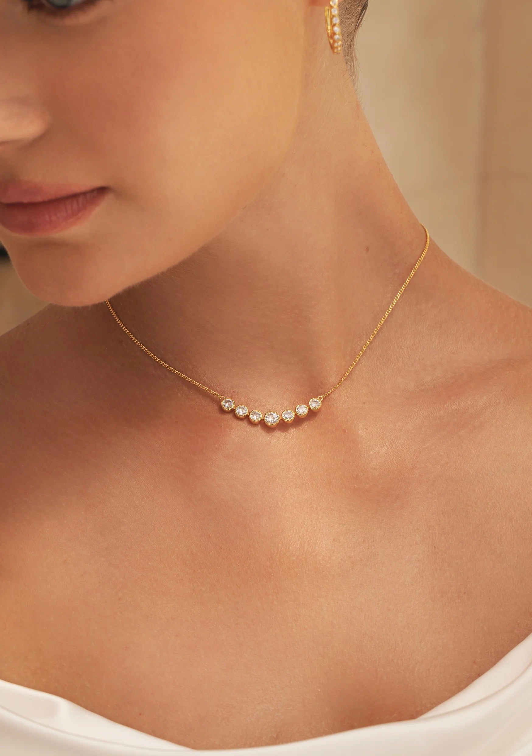 Lola Knight Arabella 18K Gold Necklace for Women - Elegant Layering Jewelry for Everyday Wear & Special Occasions