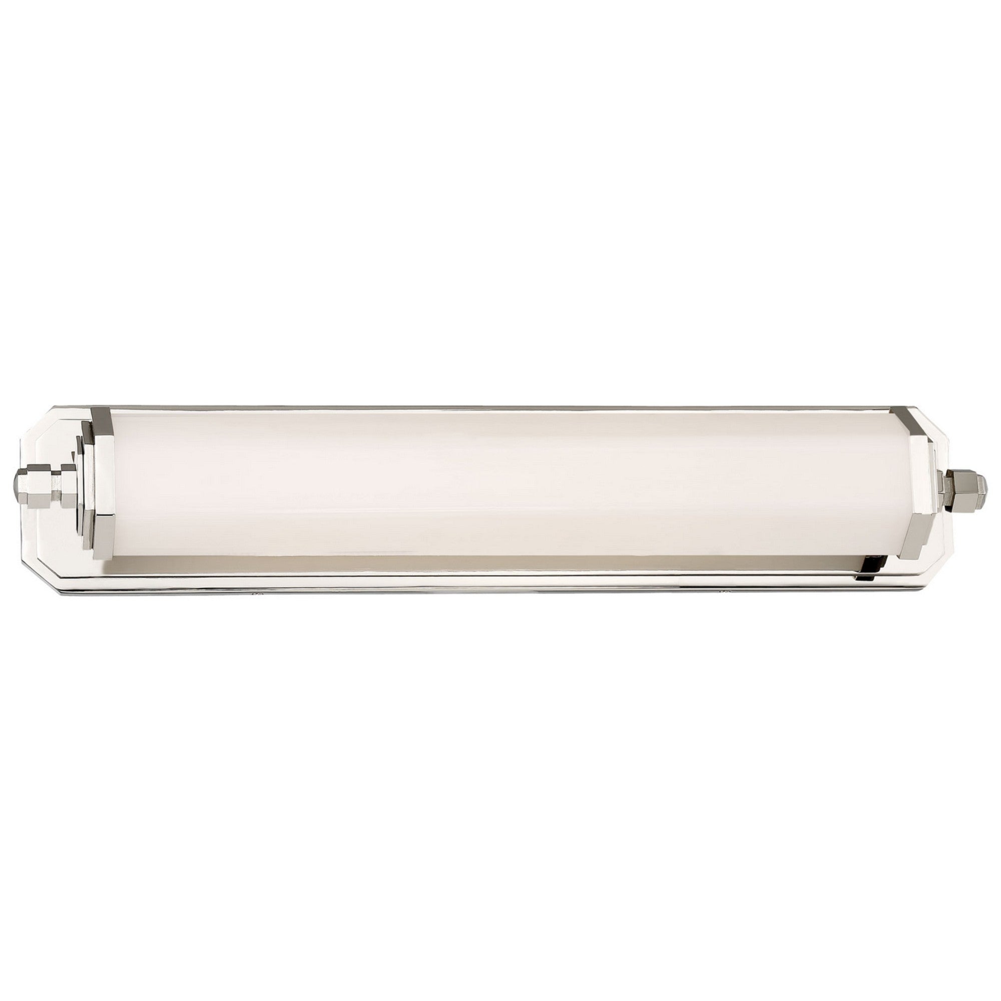 24 Inch LED Bathroom Light Bar with Polished Nickel Finish - Perfect for Modern Vanity, Shower, and Spa Lighting