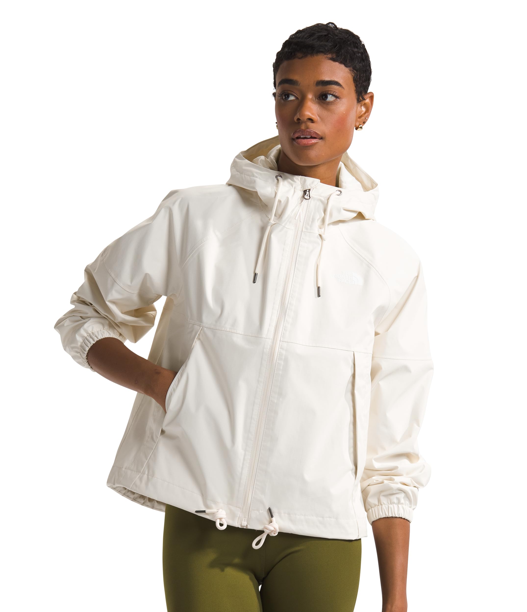 THE NORTH FACE Women's Waterproof Antora Rain Jacket Hoodie - Lightweight Windbreaker for Hiking & Outdoor Activities (Standard & Plus Sizes) - Perfect for Rainy Days & Camping Trips