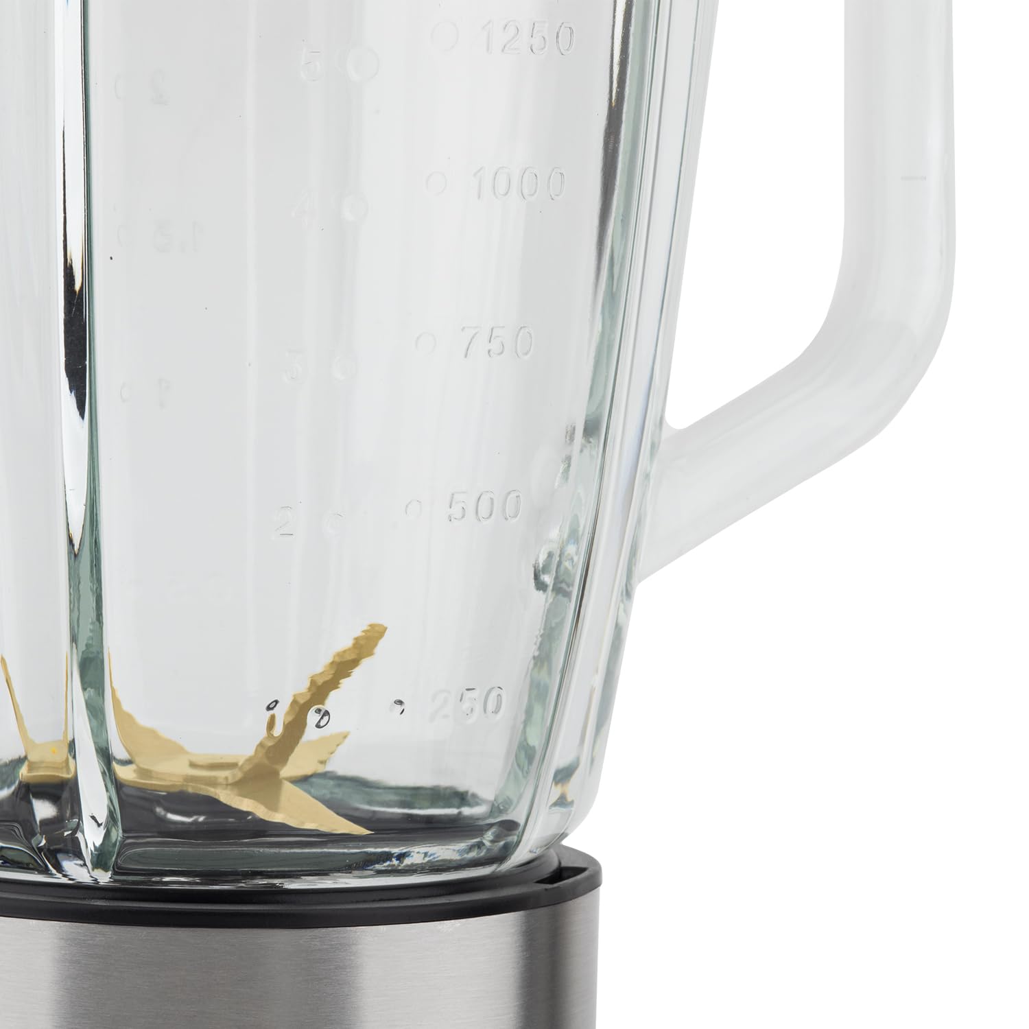 H.Koenig MXK32 Powerful 1000W Glass Blender with Titanium Blade - 2 Speeds & Pulse Function for Smoothies, Milkshakes, Ice Crushing, Soups - Perfect for Kitchen, Restaurant & Healthy Lifestyle