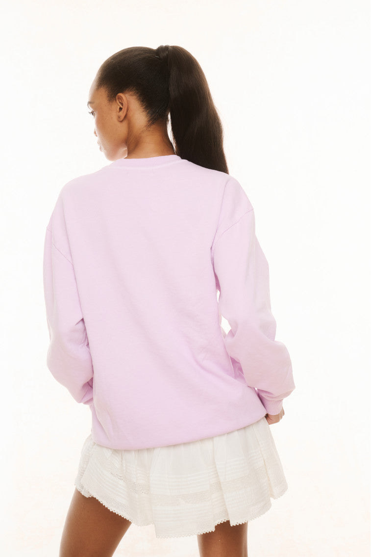 Palo Pullover Sweater - Soft Lavender Mist Color for Women | Cozy Casual Wear for Fall & Winter | Perfect for Layering, Office, and Weekend Outings